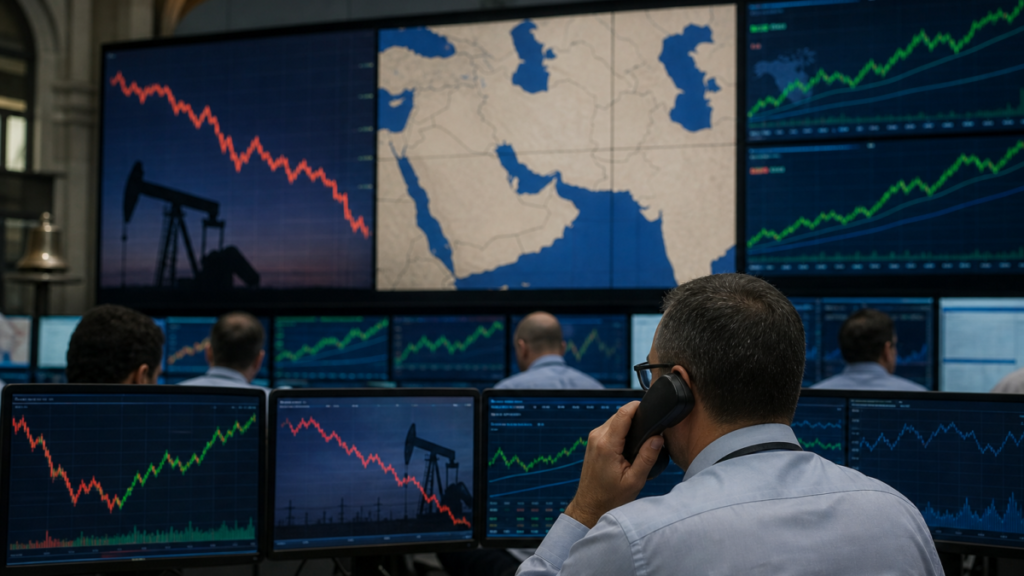 Olajárzuhanás és tőzsdei pluszok indítják a hetet